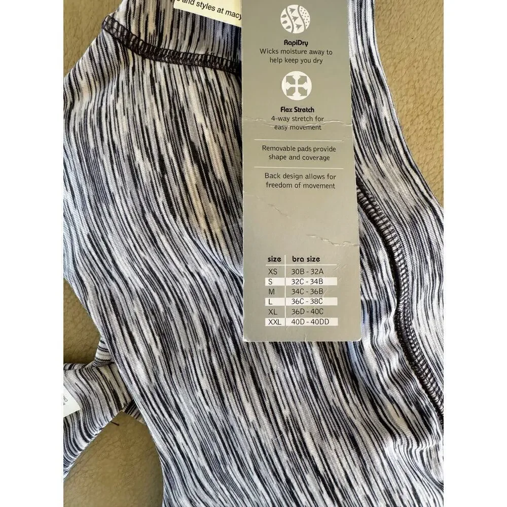 Ideology Sports Bra Extra Small Space Dye Seamless